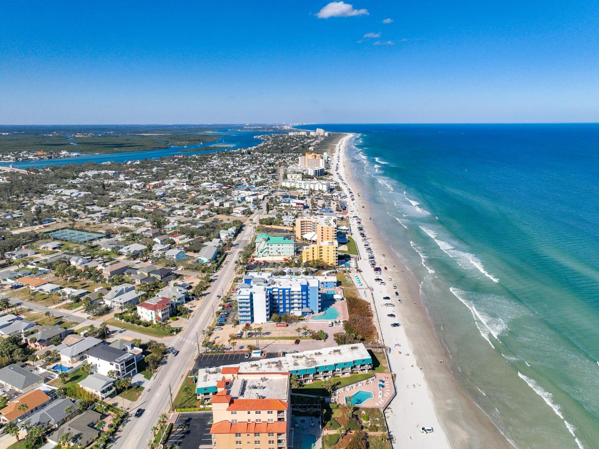 Вілла Oceanfront Balcony, Pool, Bbq, Steps To Flagler Ave Нью-Смірна-Біч Екстер'єр фото