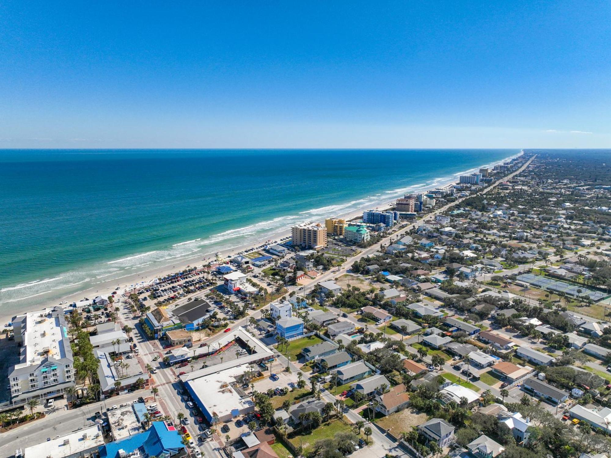 Вілла Oceanfront Balcony, Pool, Bbq, Steps To Flagler Ave Нью-Смірна-Біч Екстер'єр фото